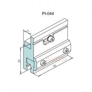 Zacisk kompletny mocowania mechanicznego WILA (Trumpf) PI-044